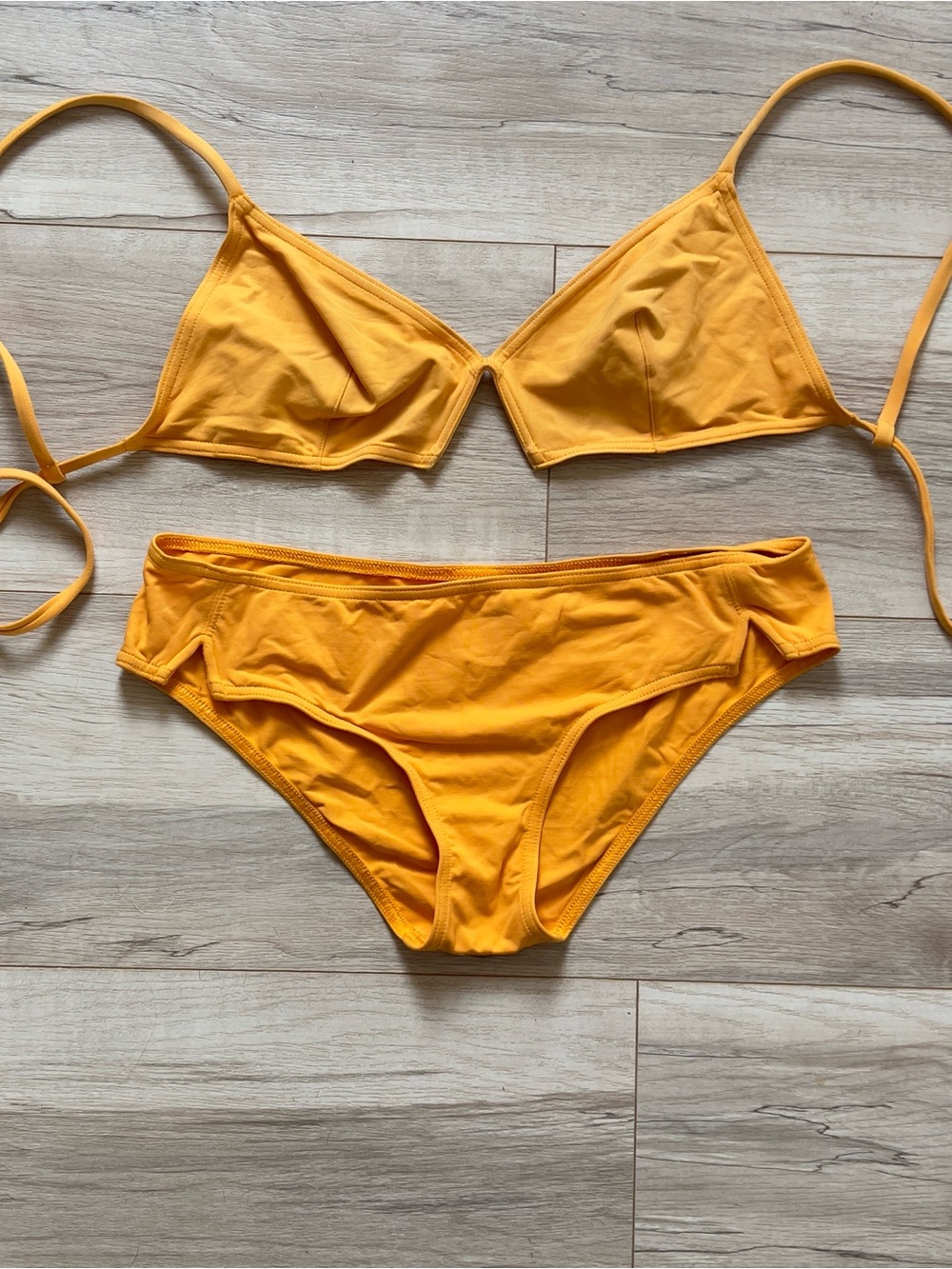 Eres Tangerine Triangle Bikini Set